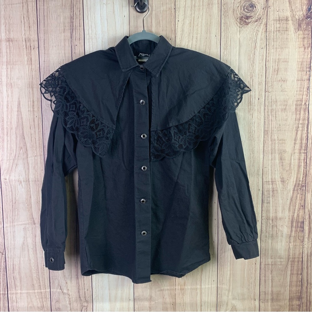 Women's Vintage Roper Button Down Shirt‎ Size Medium